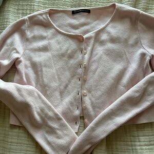 Pink Cardigan Sweater from Brandy Melville
